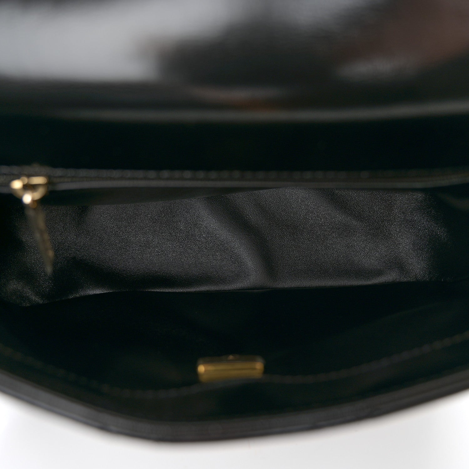 Chanel Shiny Lambskin Quilted Coco Trip Flap Bag Black 5 of 11