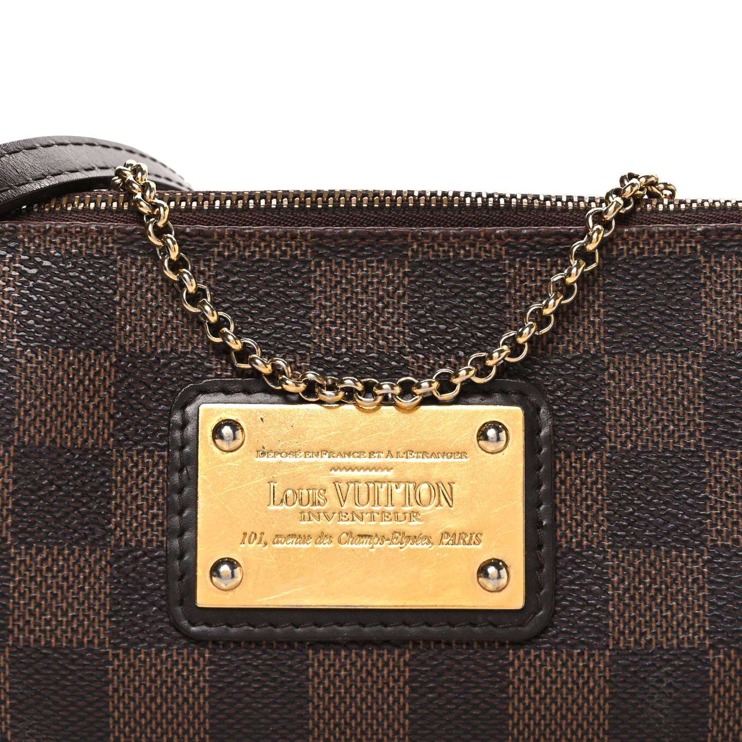 Damier Ebene Eva Clutch