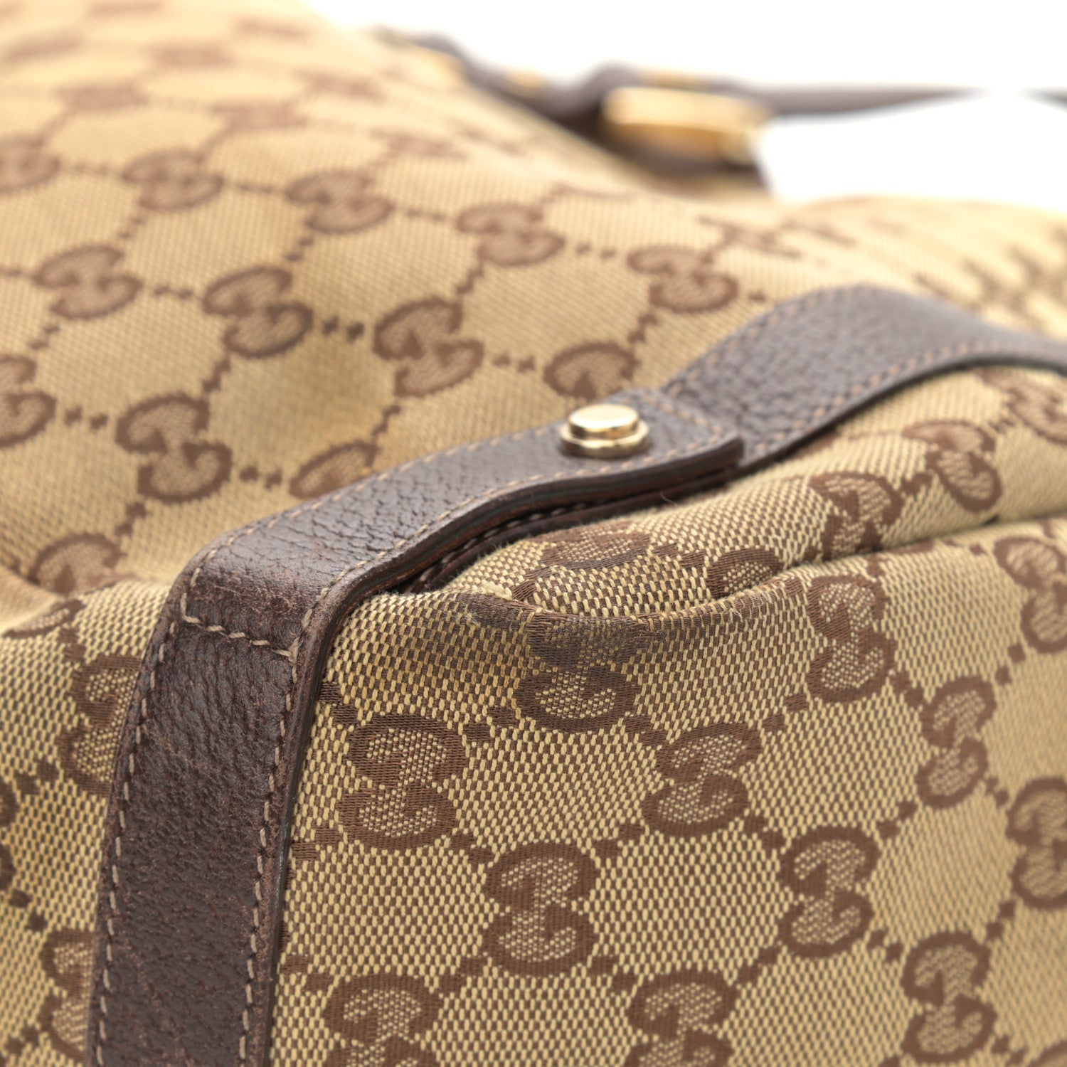 Gucci Monogram Medium Abbey Shoulder Bag Dark Brown 17 of 18