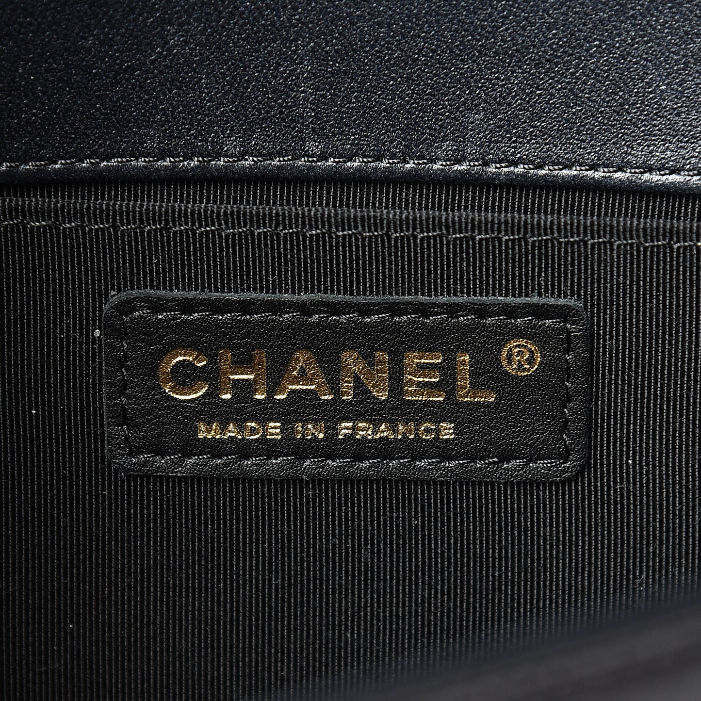 Lambskin Quilted Medium Boy Flap Black