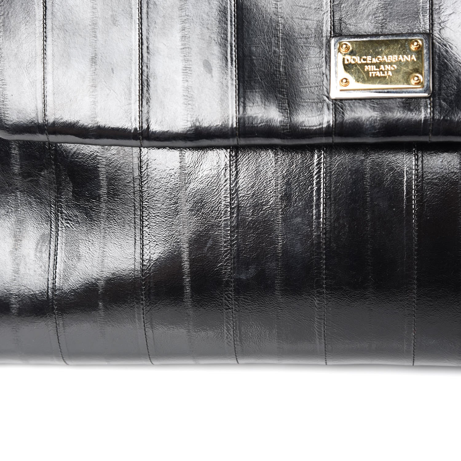 Dolce & Gabbana Eel Large Miss Sicily Satchel Black 11 of 16