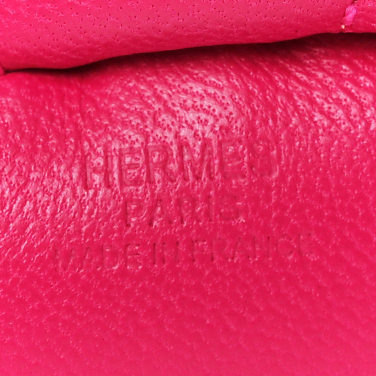 Hermes Milo Lambskin Grigri Rodeo Horse Bag Charm PM Rose Mexico 4 of 5