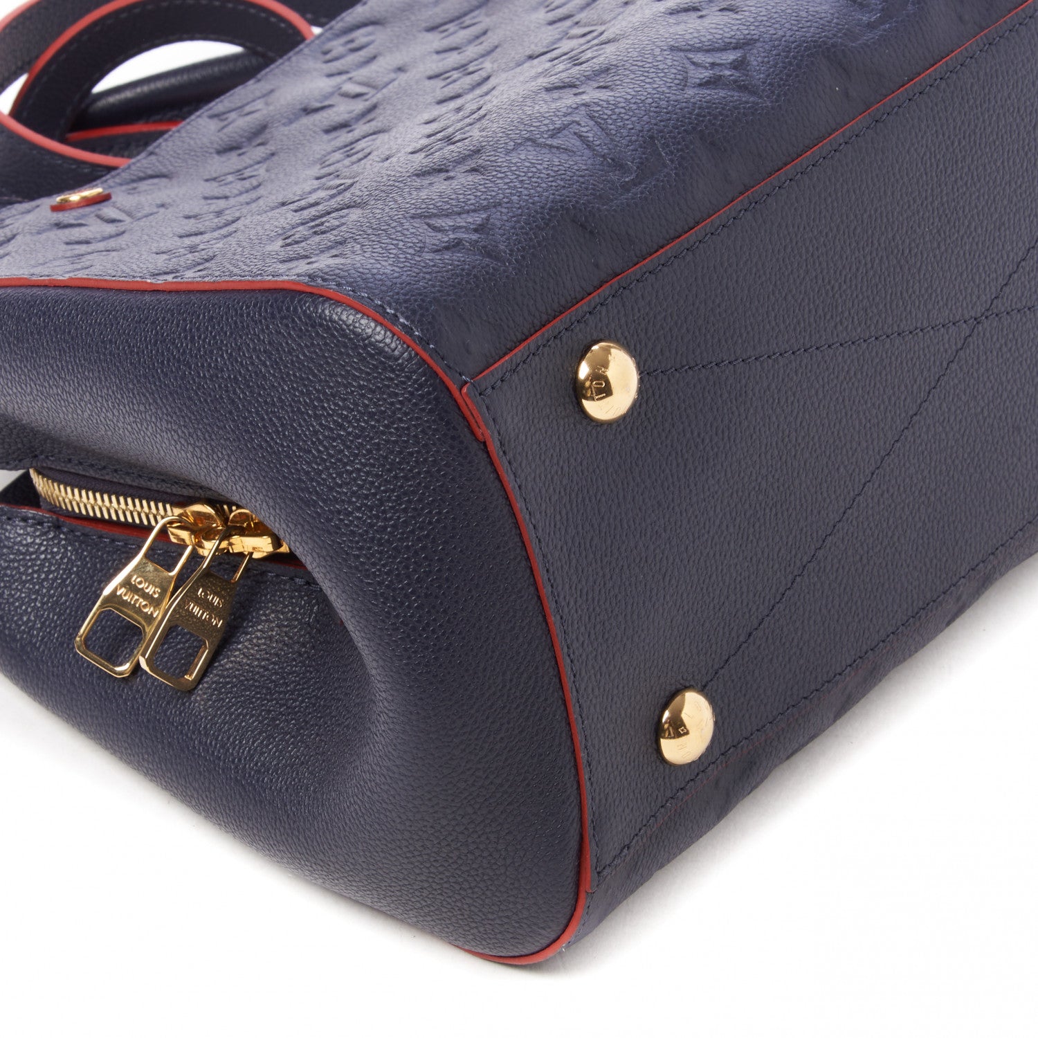 Louis Vuitton Empreinte Montaigne MM Marine Rouge 6 of 8