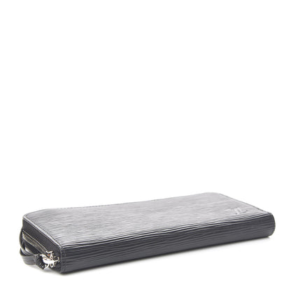 Louis Vuitton Epi Clemence Wallet Black 4 of 8