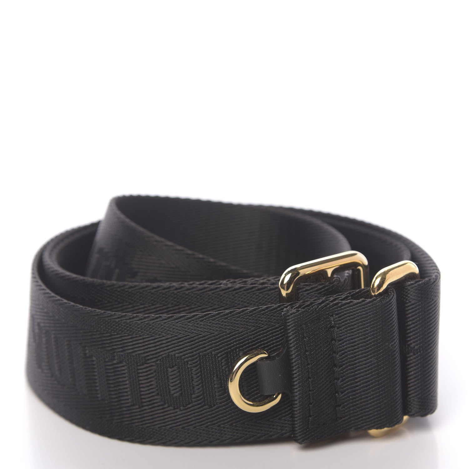Louis Vuitton Nylon Petite Malle Souple Shoulder Strap Black 2 of 3