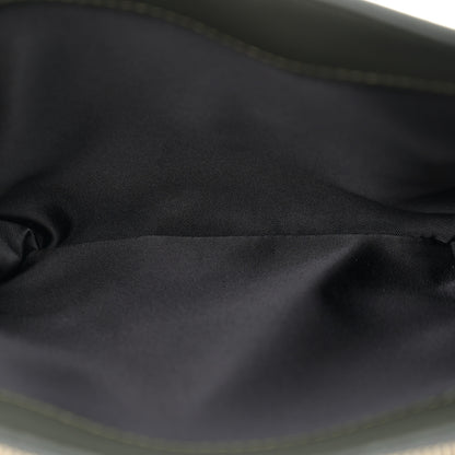 Versace Nappa Embroidered Baroque Palazzo Sultan Shoulder Bag Green 6 of 13