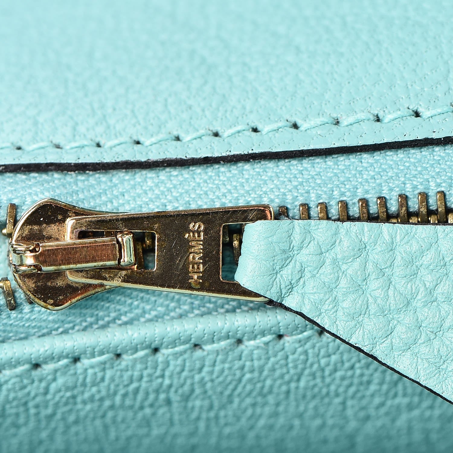 Hermes Togo Birkin 35 Bleu Atoll 9 of 37
