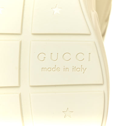 Gucci Calfskin Logo Womens Rhyton Sneakers 38.5 Ivory 7 of 8