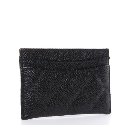 Chanel Caviar Quilted Card Holder Black 3 of 9