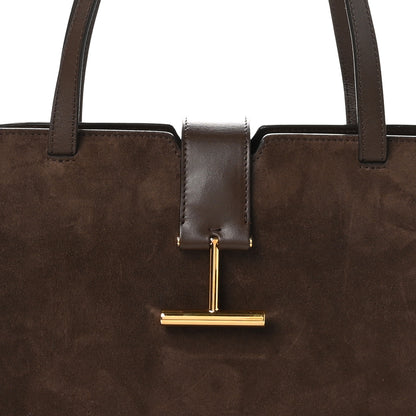 Tom Ford Suede Medium Tara Shoulder Bag Brown 8 of 11