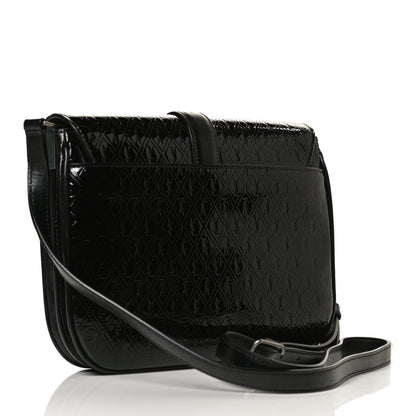 Saint Laurent Patent Embossed Small Le Monogramme Satchel Black 3 of 11