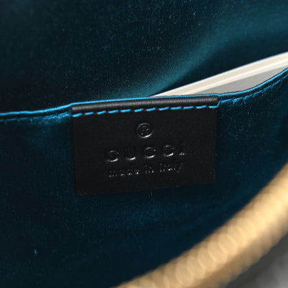 Gucci Suede Patent Web GG Small Ophidia Dome Shoulder Bag Black 6 of 10