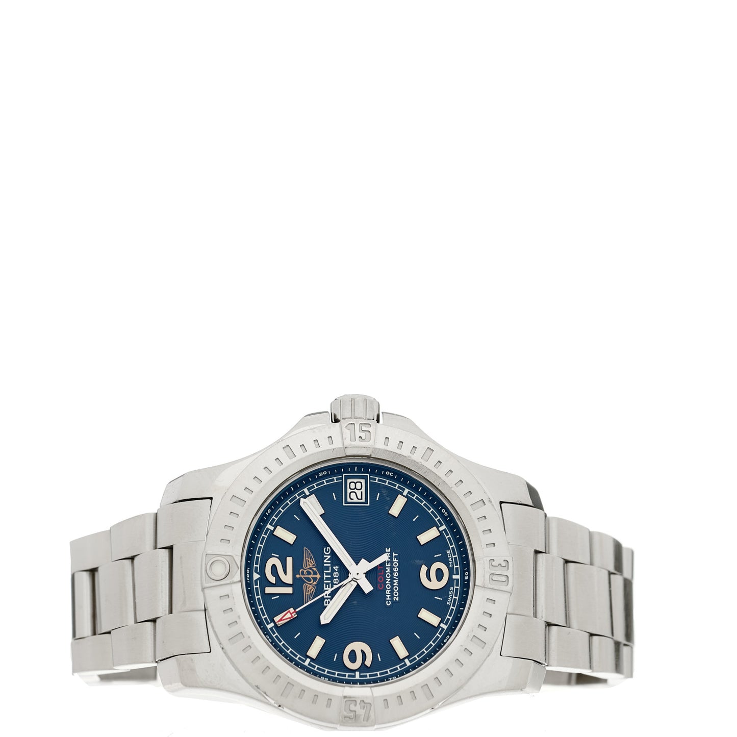 Stainless Steel 36mm Colt Quartz Watch Blue A74389