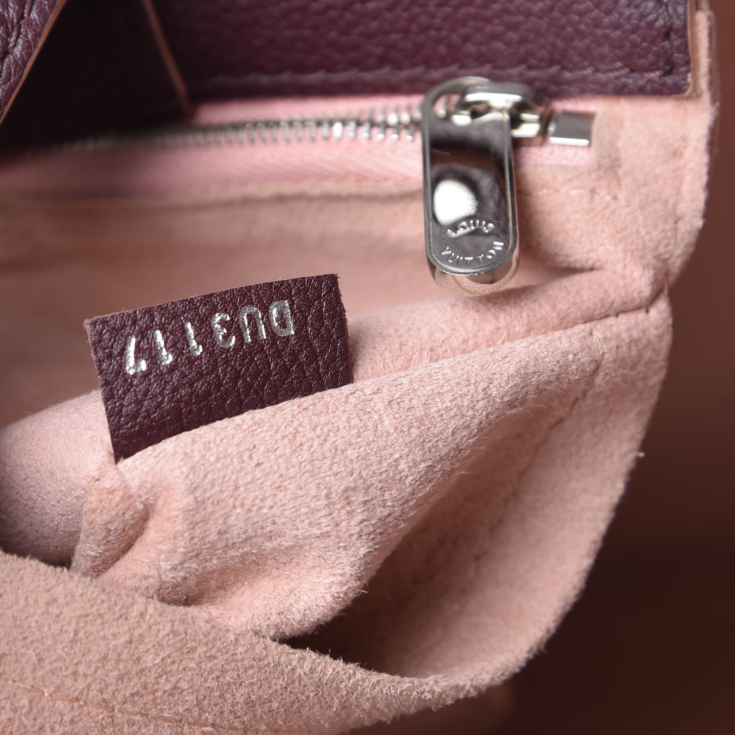 Louis Vuitton Calfskin Lockme Bucket Prune 7 of 12