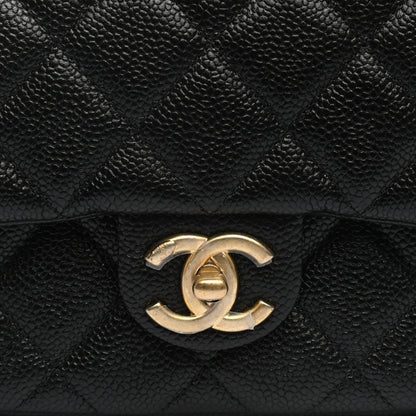 Chanel Caviar Quilted Mini Chain Soul Flap Black 8 of 11