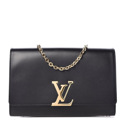 Louis Vuitton Calfskin Chain Louise GM NM Black 1 of 9