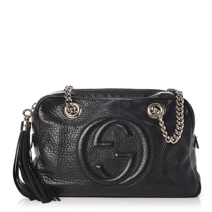 Gucci Pebbled Calfskin Small Soho Bowler Black 1 of 10