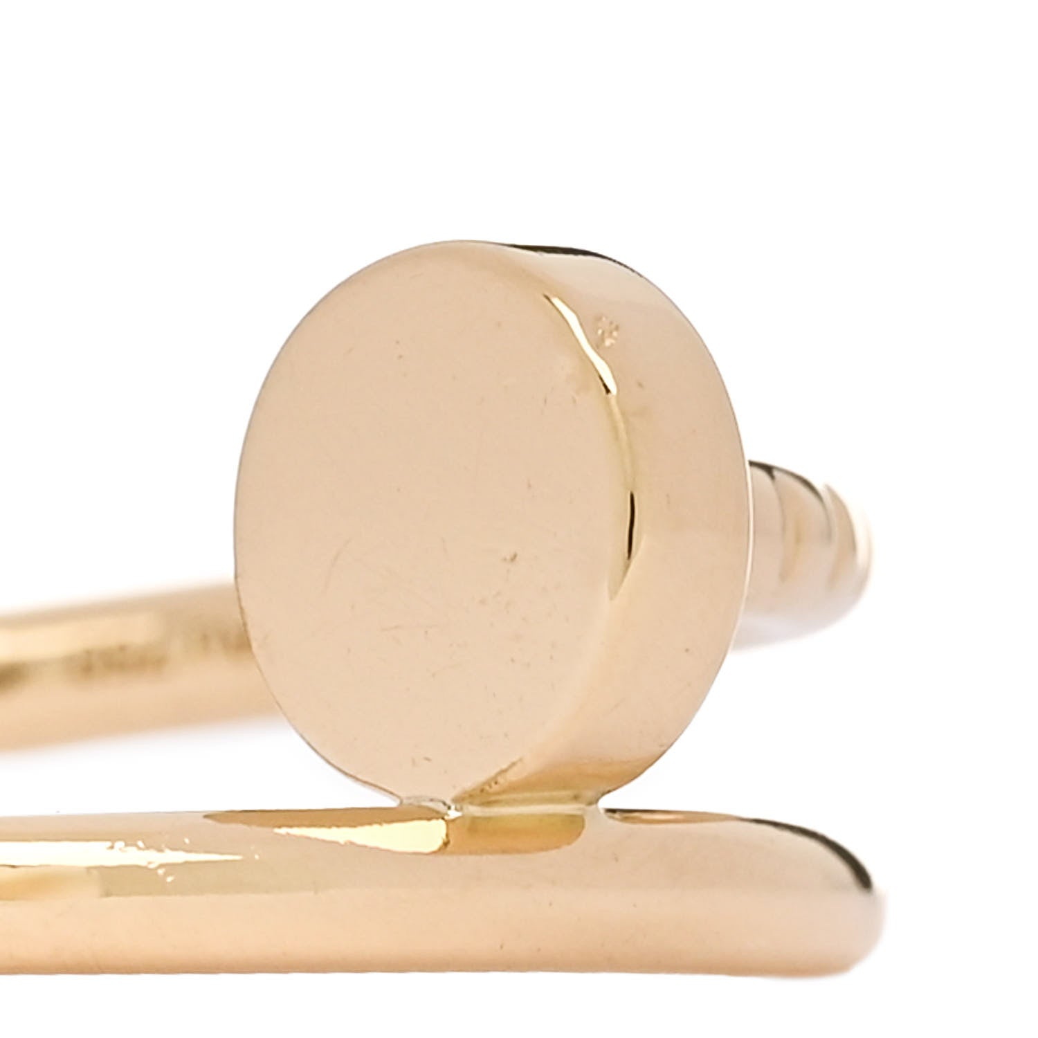 Cartier 18K Yellow Gold Small Juste Un Clou Ring 47 4 4 of 5
