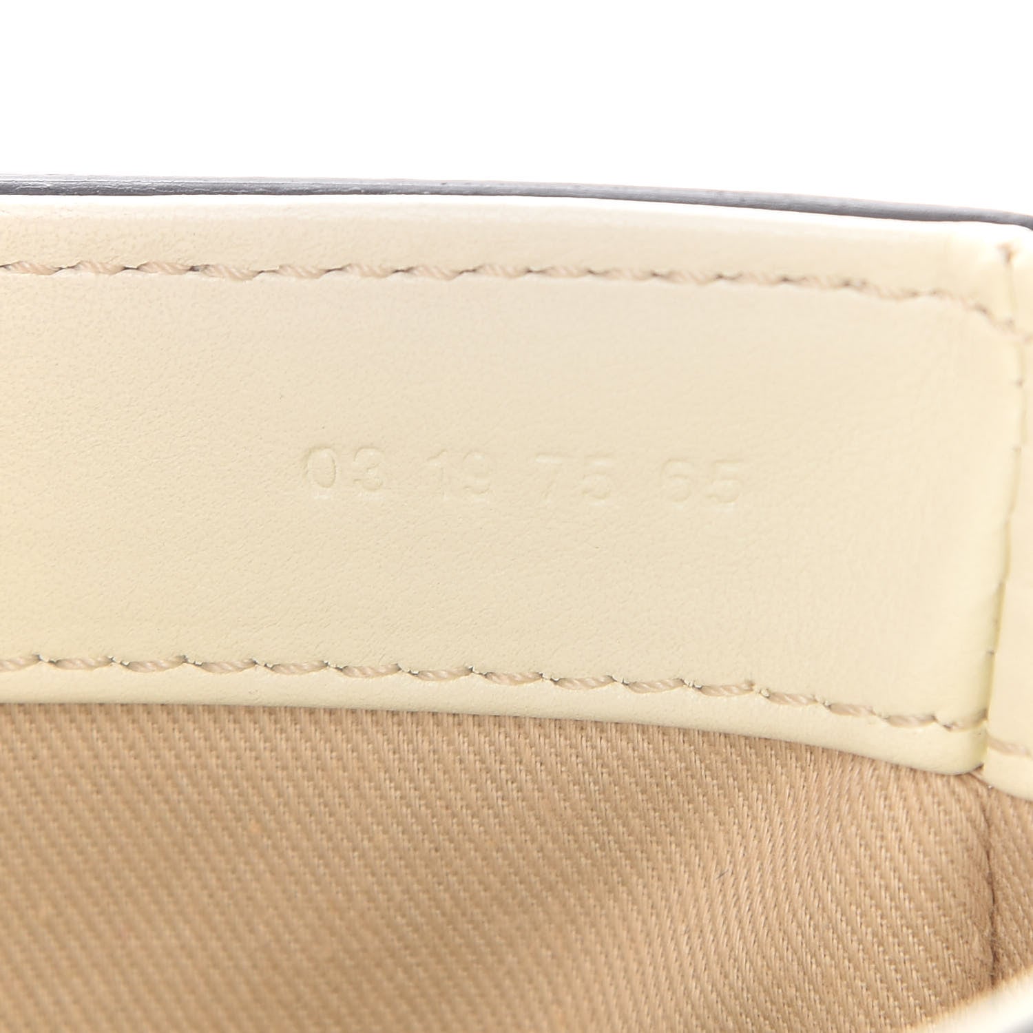 Chloe Calfskin Crocodile Embossed Mini C Double Carry Blondie Beige Autumnal Brown 9 of 11