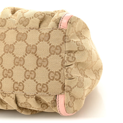 Gucci Monogram Medium D Gold Ring Hobo Pink 10 of 11