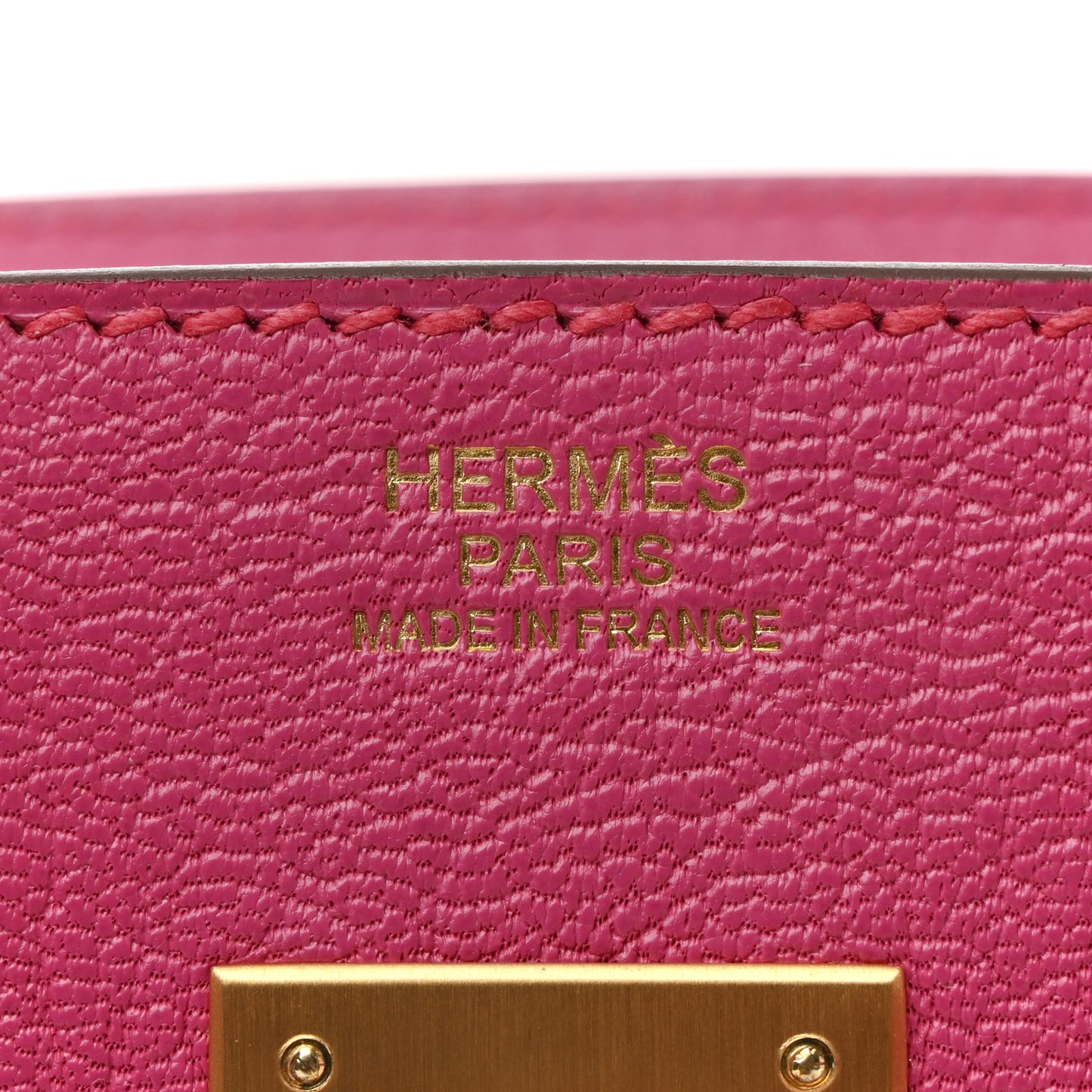 Chevre Mysore Birkin 30 Rose Shocking