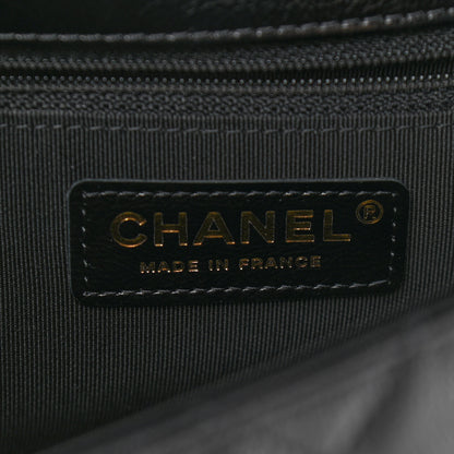 Chanel Crumpled Glazed Lambskin Quilted Small Flap Black 6 of 10