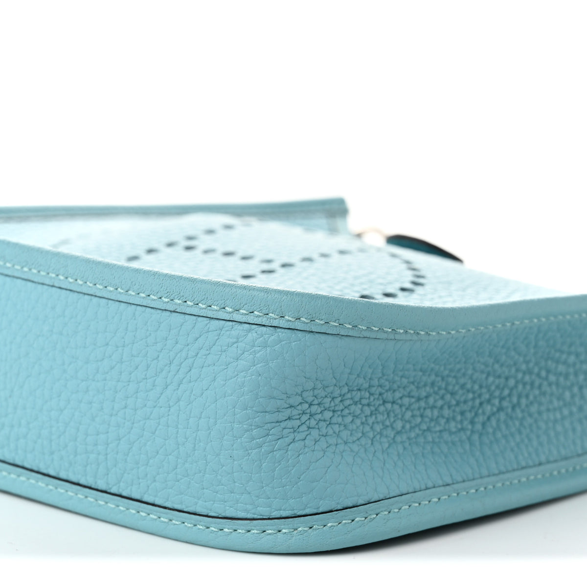 Hermes Taurillon Clemence Evelyne TPM Bleu Atoll 10 of 11