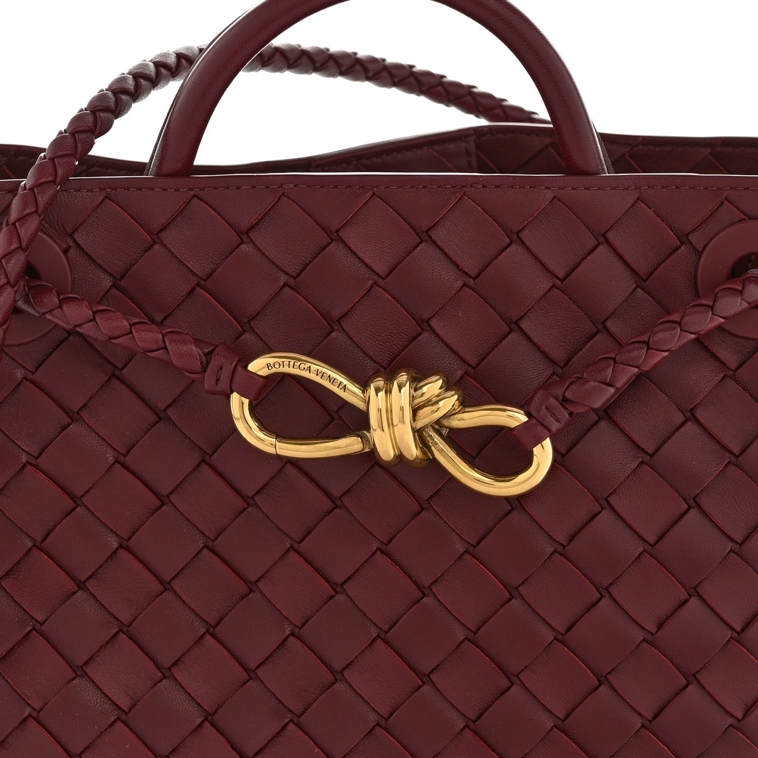 Bottega Veneta Nappa Intrecciato Small Andiamo Shoulder Bag Barolo Barolo 7 of 9