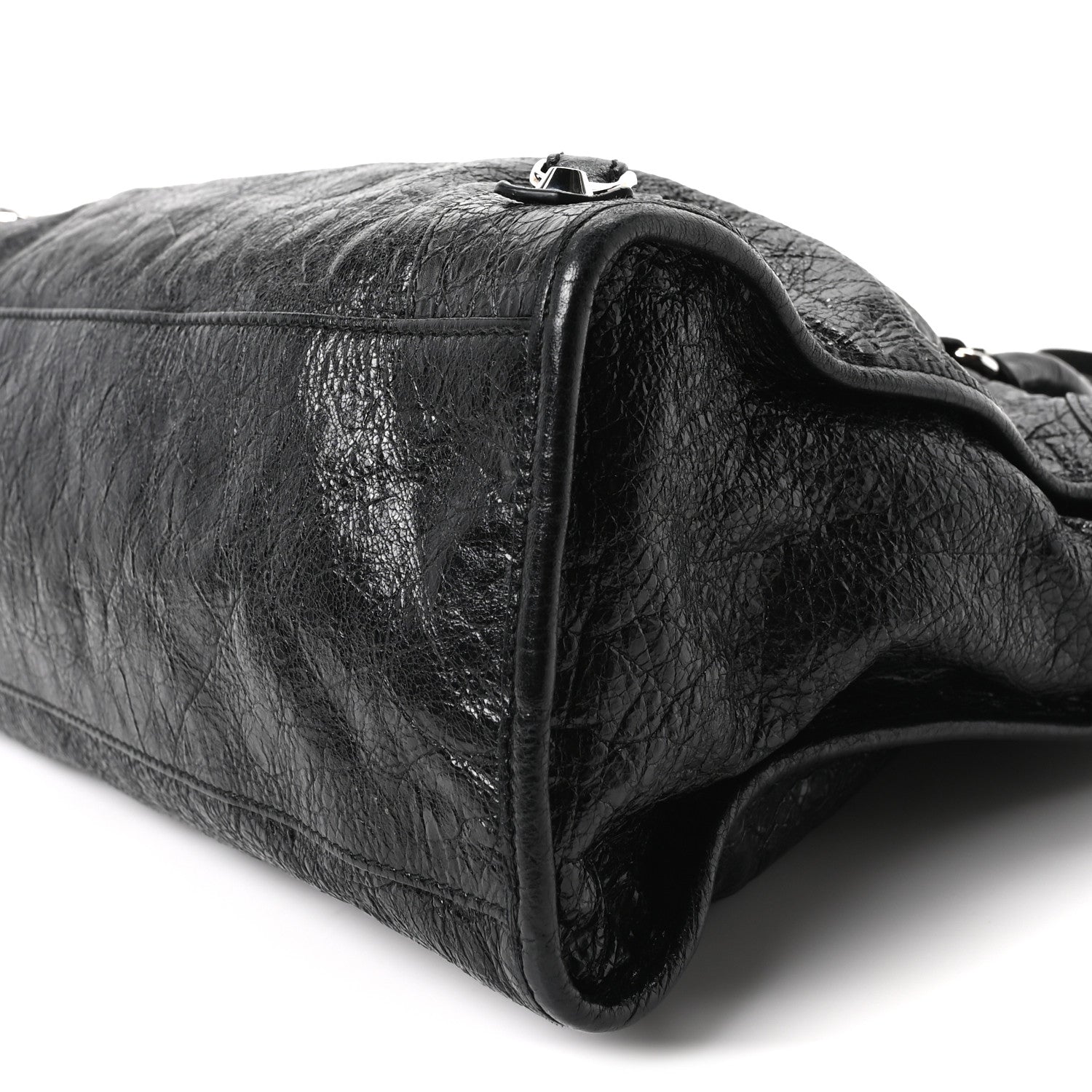 Balenciaga Agneau Classic Silver Hardware City Black 11 of 12