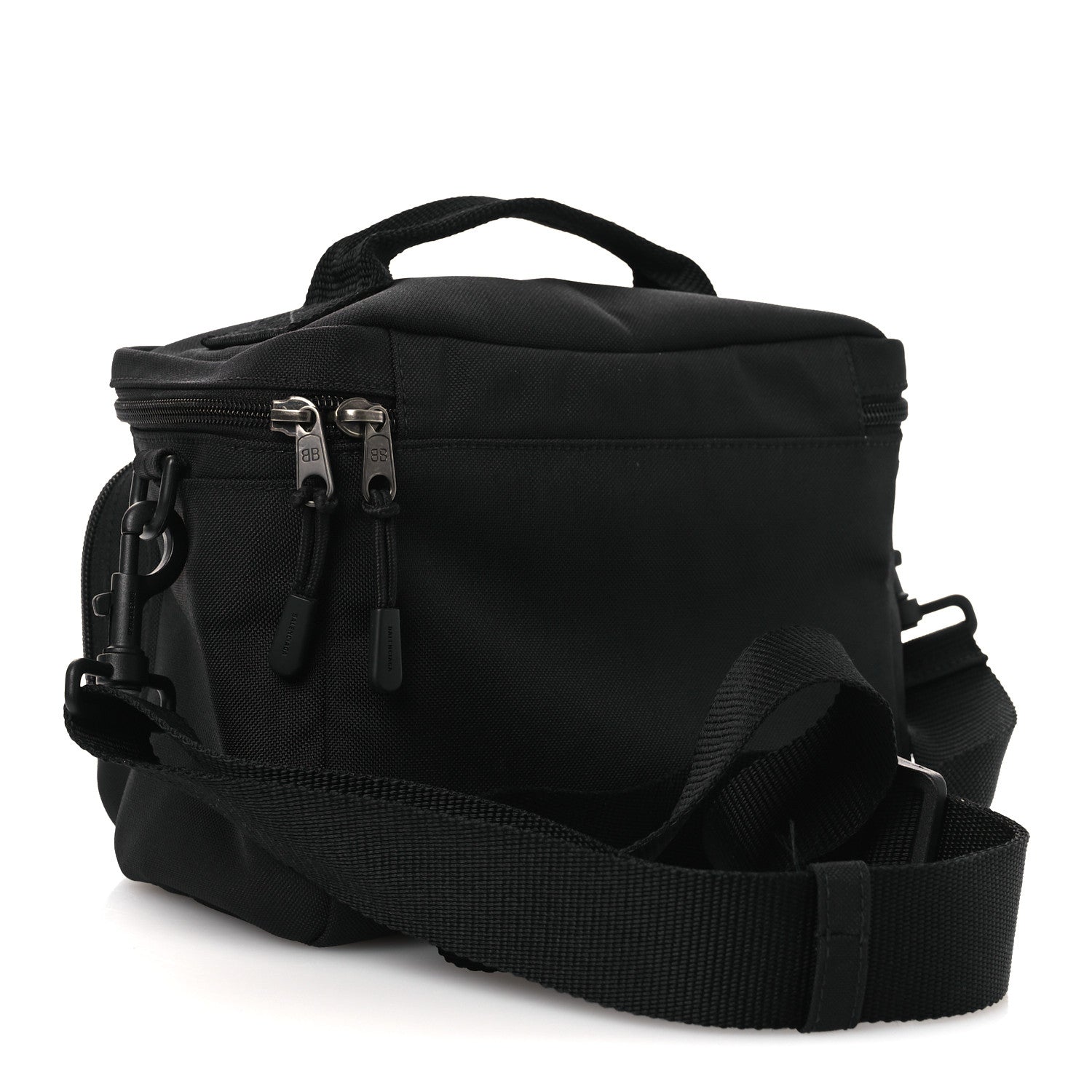 Balenciaga Nylon Logo Sport Camera Bag Black 2 of 10