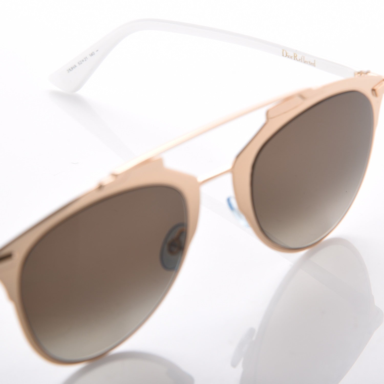 Christian Dior Reflected Sunglasses Rose Gold White 5 of 7