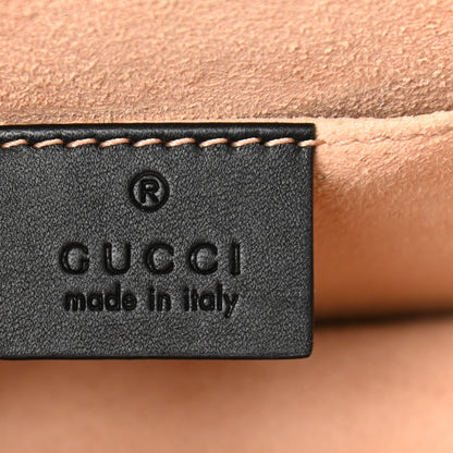 Gucci Velvet GG Monogram Mini Sylvie Top Handle Bag Black 6 of 11