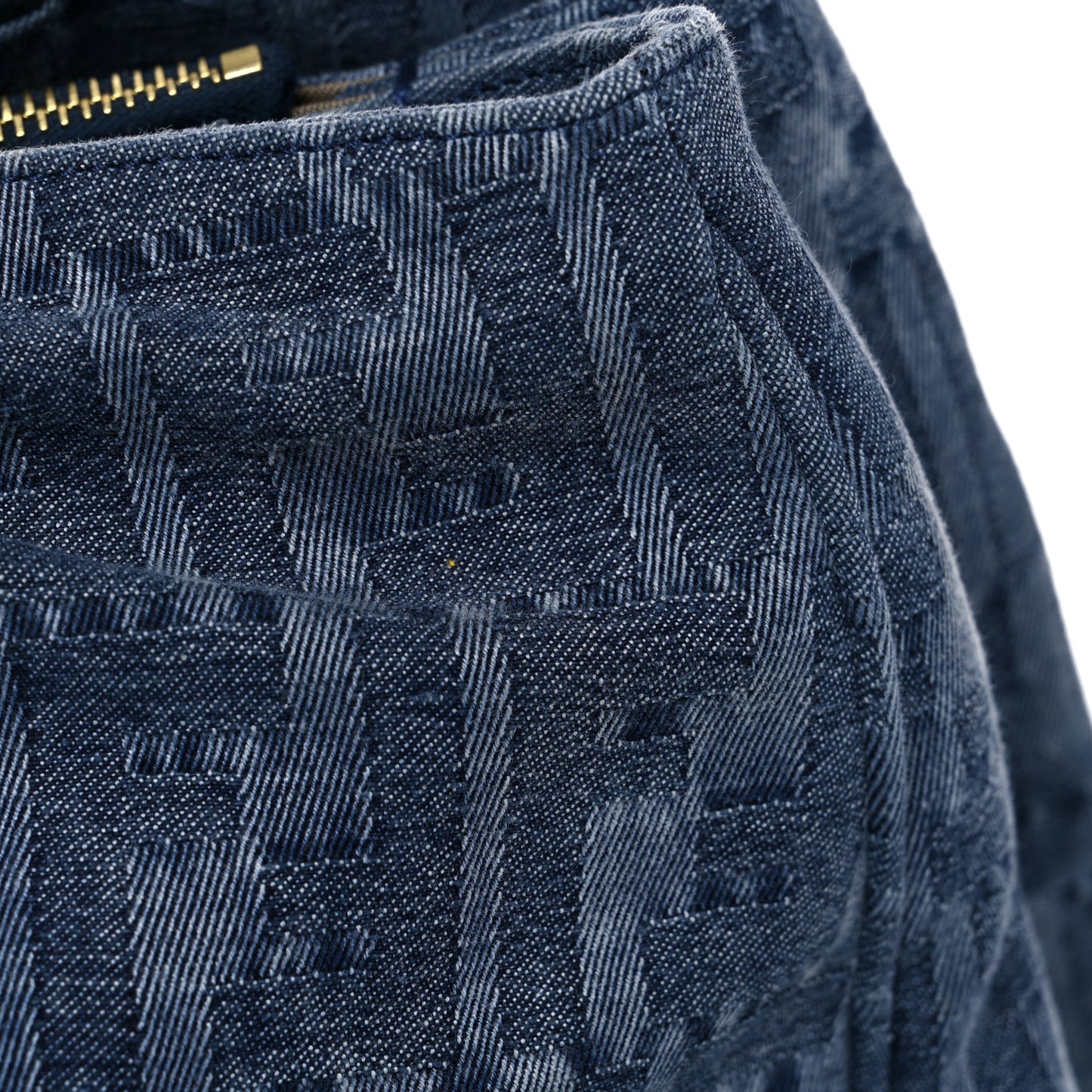 Denim Zucca Mia Tote Blue