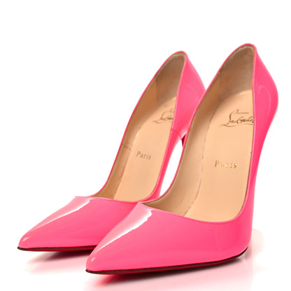 Christian Louboutin Patent So Kate 120 Pumps 37.5 Shocking Pink 3 of 8