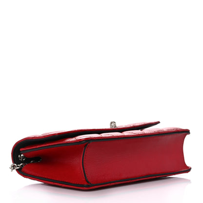 Mulberry Shiny Buffalo Quilted Mini Darley Shoulder Bag Red 4 of 14