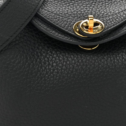 Hermes Taurillon Clemence Mini Lindy 20 Black 8 of 13