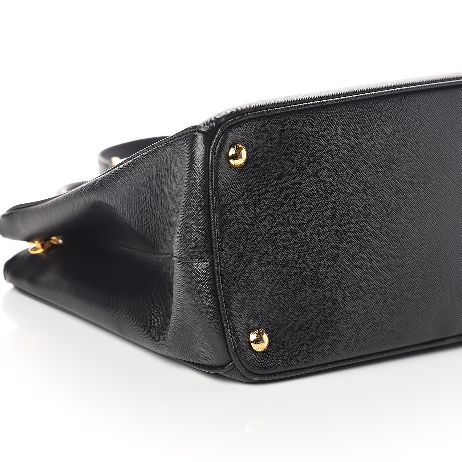 Prada Saffiano Medium Galleria Double Zip Tote Black 9 of 12