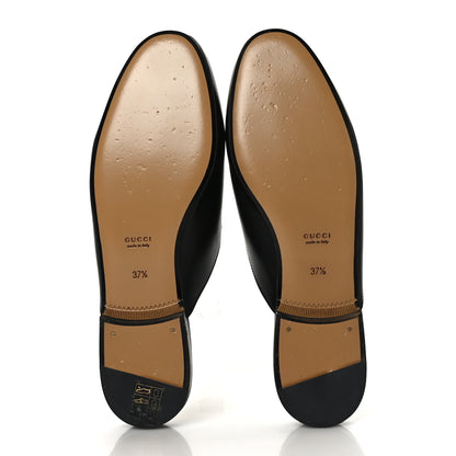 Gucci Calfskin Womens Princetown Slippers 37.5 Black 5 of 8