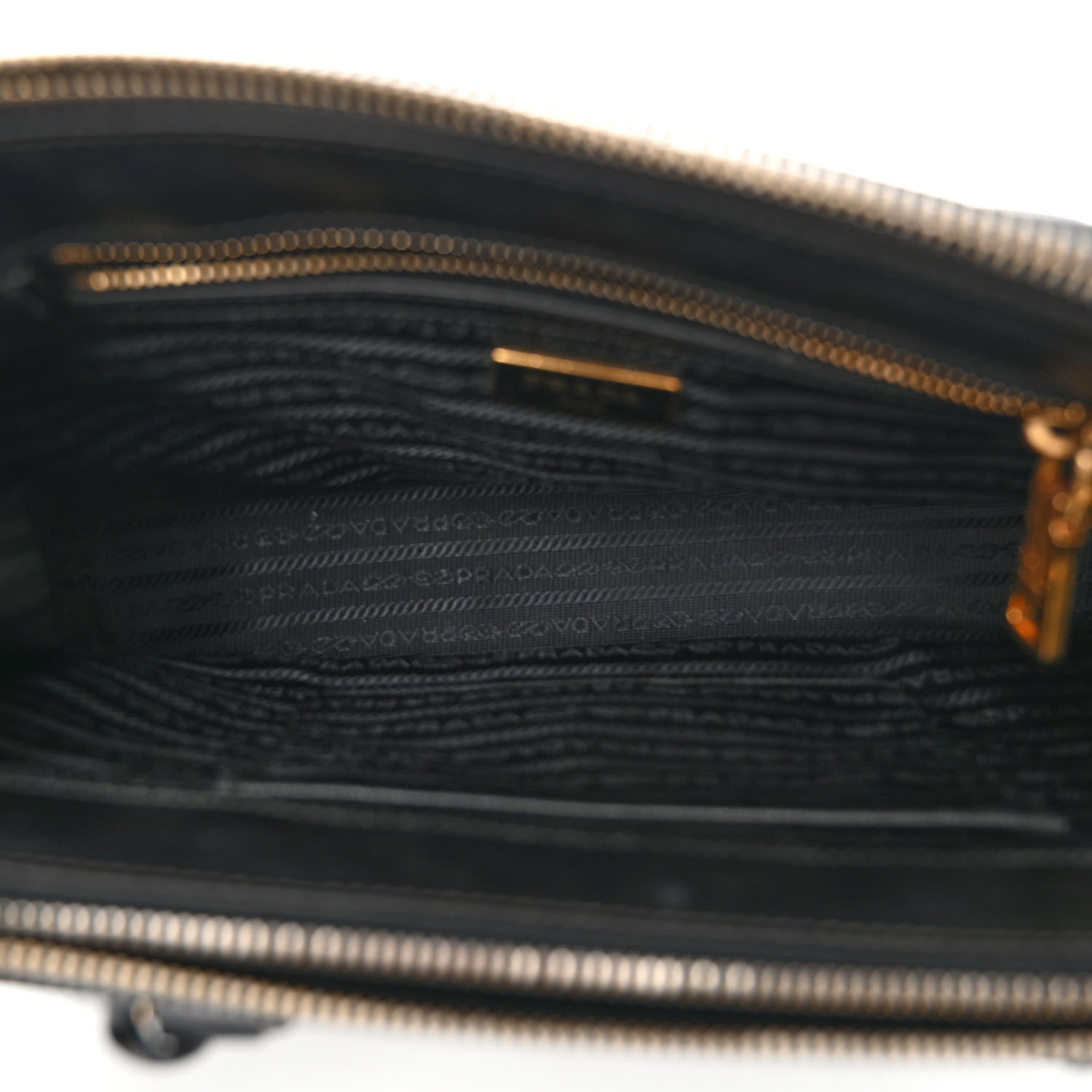 Prada Saffiano Medium Galleria Double Zip Tote Black 5 of 9