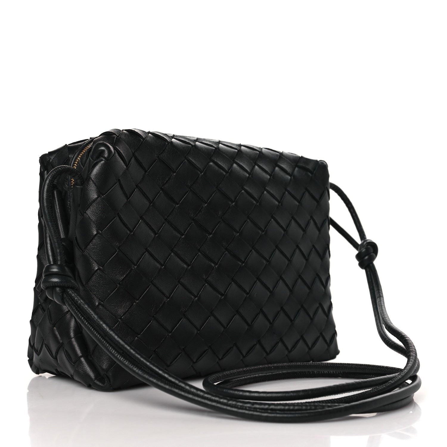 Bottega Veneta Nappa Intrecciato Small Loop Camera Bag Black 3 of 8