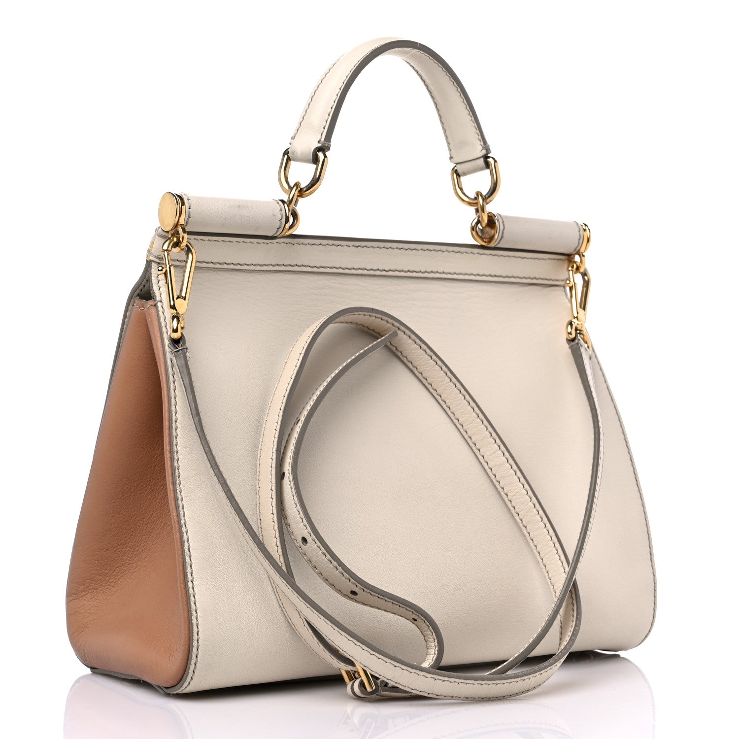 Dolce & Gabbana Dauphine Medium Miss Sicily Satchel White 2 of 15