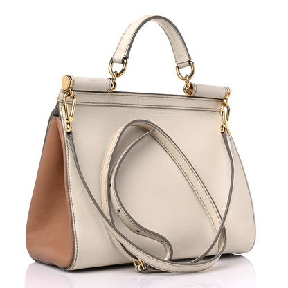 Dolce & Gabbana Dauphine Medium Miss Sicily Satchel White 2 of 15