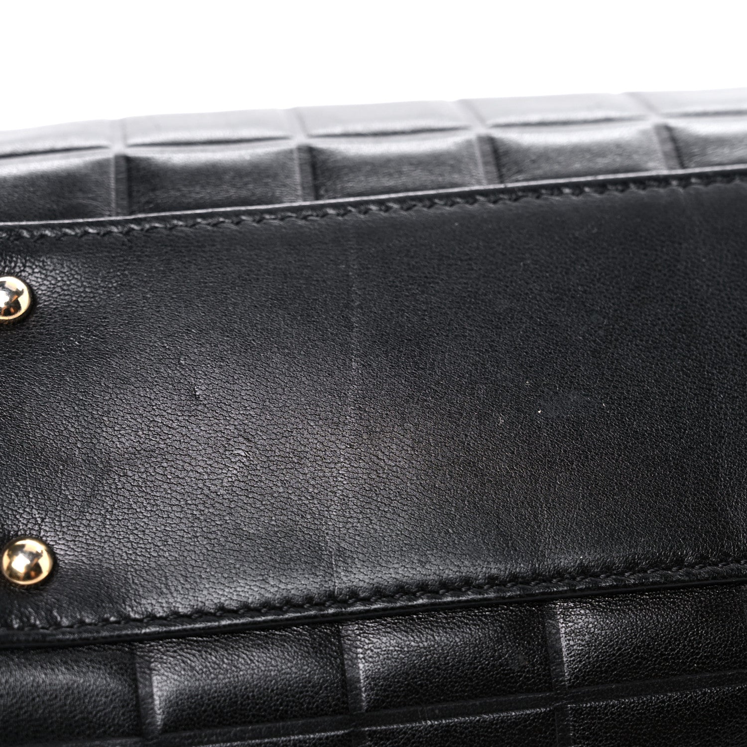 Chanel Lambskin Chocolate Bar Quilted Bag Black 18 of 24