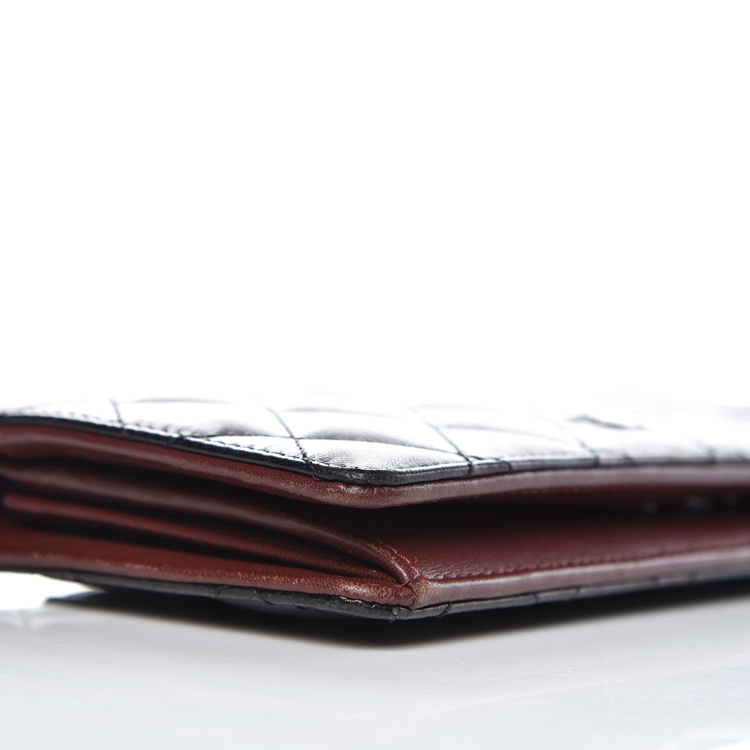 Chanel Lambskin Quilted Yen Wallet Black 12 of 15