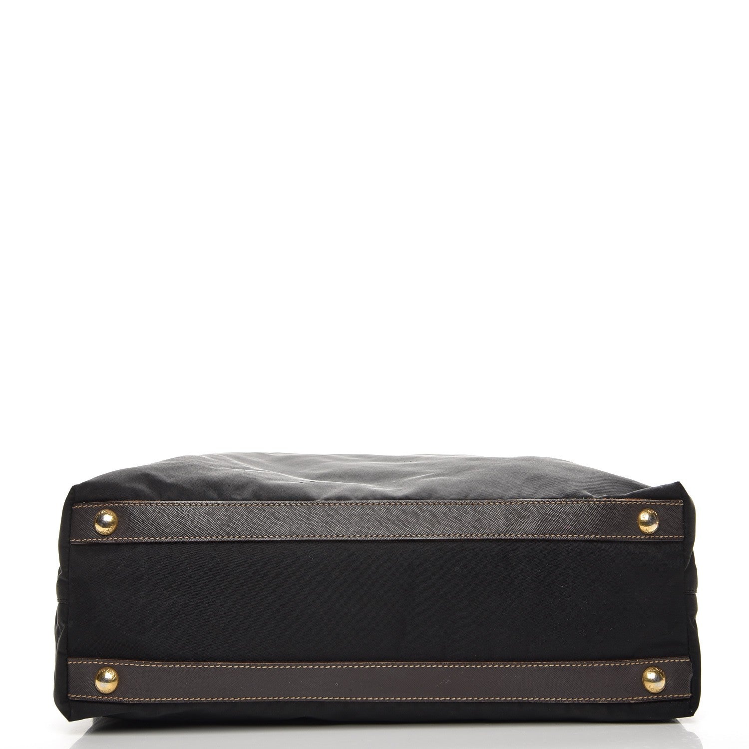 Prada Saffiano Tessuto Nylon Tote Nero Black 11 of 13