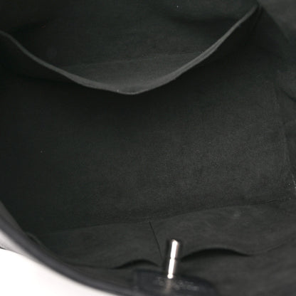 Louis Vuitton Calfskin Lockme Hobo Black 5 of 10