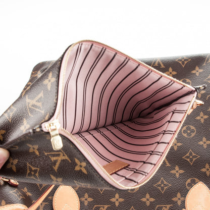 Louis Vuitton Monogram Neo Neverfull MM Rose Ballerine 10 of 10