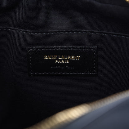Saint Laurent Calfskin Matelasse Monogram Lou Camera Bag Dark Smog 8 of 10