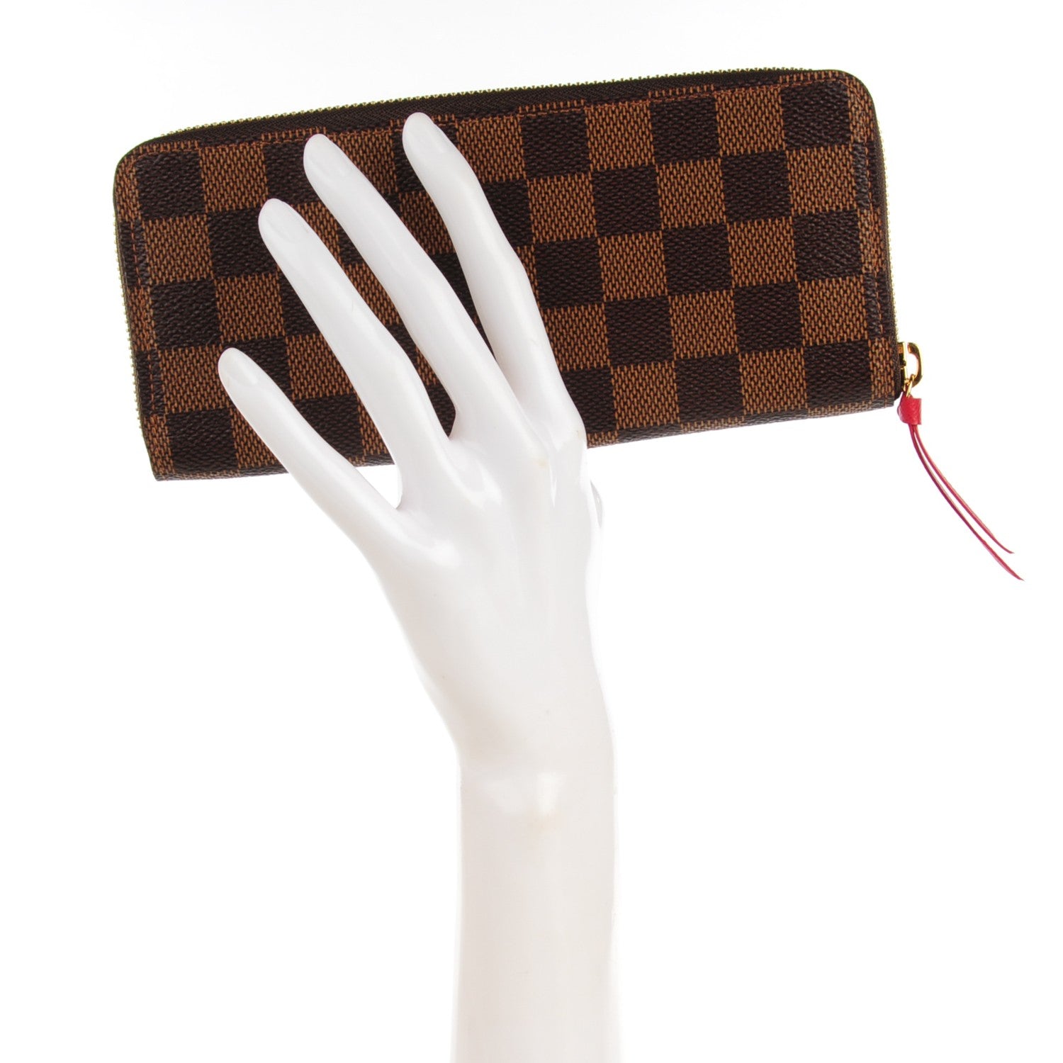 Louis Vuitton Damier Ebene Clemence Wallet 2 of 7