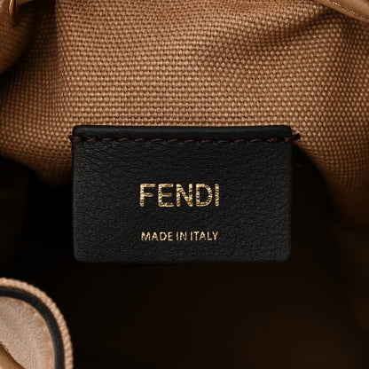 Fendi Canvas Vitello King F is Fendi FF Multicolor Embroidered Mini Mon Tresor Bucket Bag Multicolor Cuoio 6 of 10